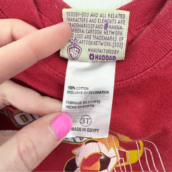 Vintage Scooby-Doo Red Soccer Team Kids T-Shirt 3T - Picture 7 of 8